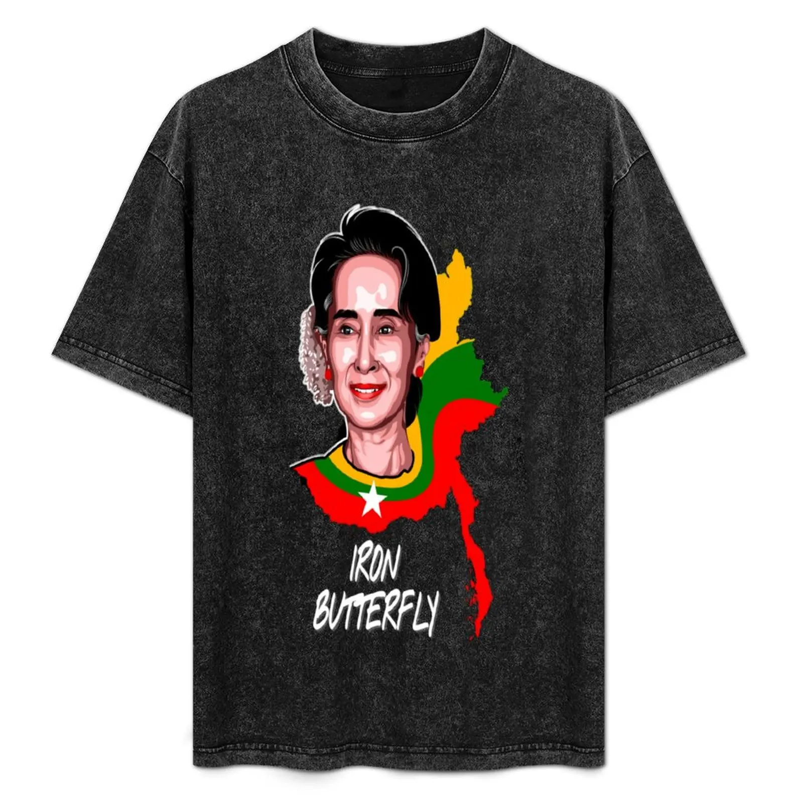 

Aung San Suu Kyi T-Shirt Sporty Breathable Short Sleeve T-Shirt