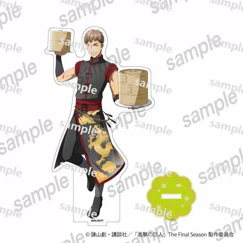 2025 NEW Anime Collection Desktop Decor Game Attack On Titan Levi Ackerman Stand Figure Acrylic Model Plate Cosplay Gifts