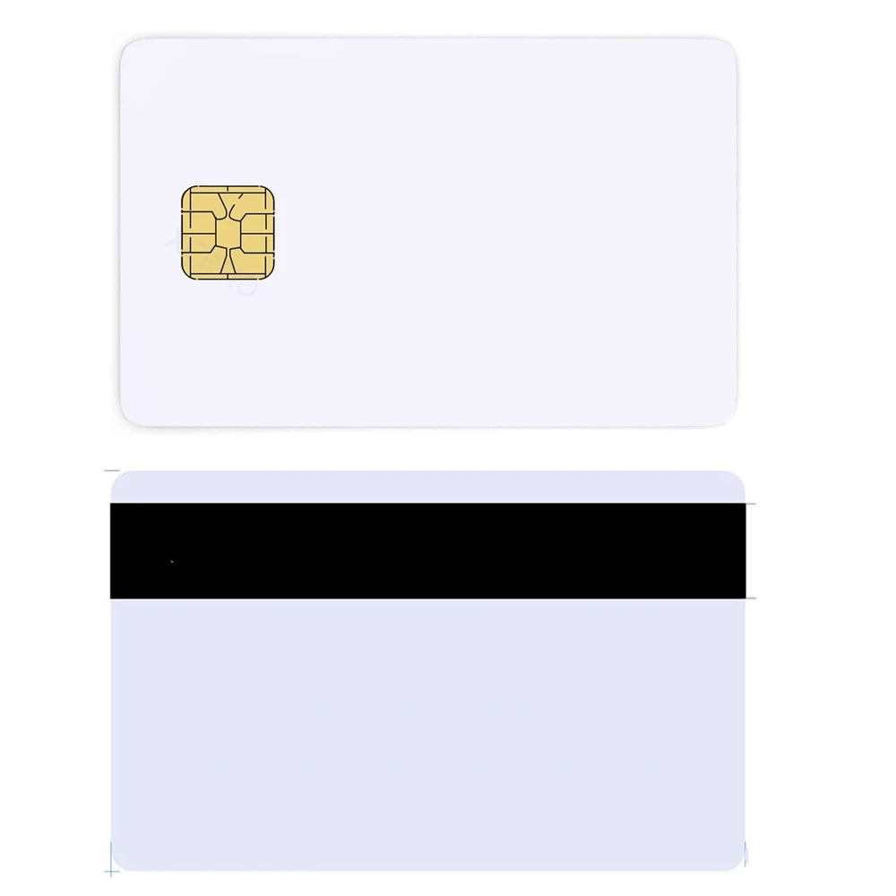 10 шт. SLE4428 Hi Co 2750OE 4000OE магнитная полоса, размер кредитной карты, Стандартная карта из ПВХ