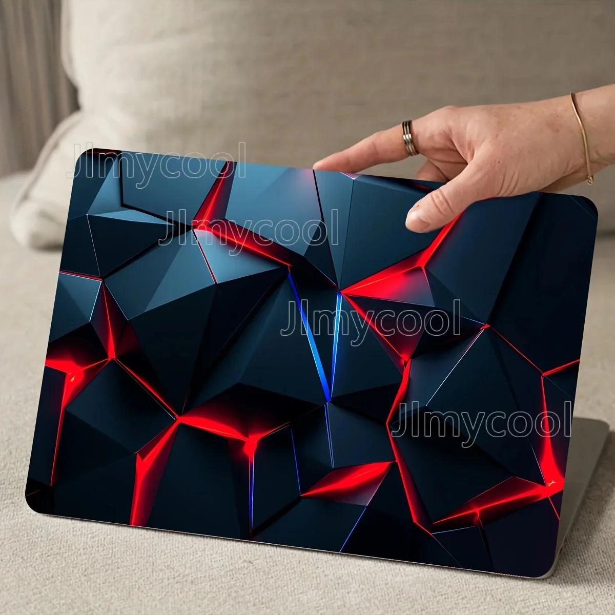2 Pack Technology Laptop Art Decal CaseUniversal Netbook Skin Sticker Non-reusable Laptop Skin Sticker Decal Waterproof