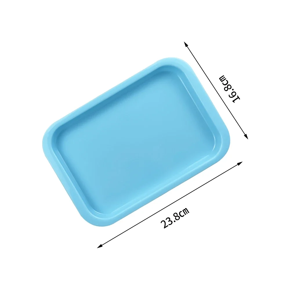 1pcs Sterilizable Dentistry Instrument Tray Dental Autoclavable Plastic Pallets Dentist Tools Flat Trays Consumable Accessoires