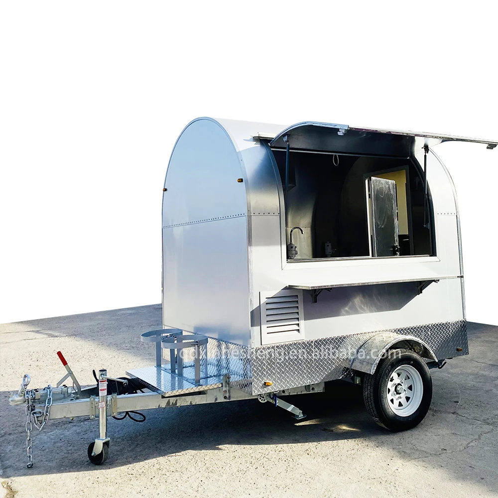 Mini Food Truck Camping Trailer Catering Hot Dog Food Truck Mobile Food Truck Full Kitchen