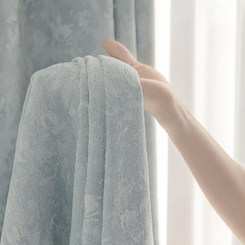 310CM Height Custom Size Chenille Window Curtain Blackout Sound Insulation Curtain For Bedroom Living Room Thickening Curtain