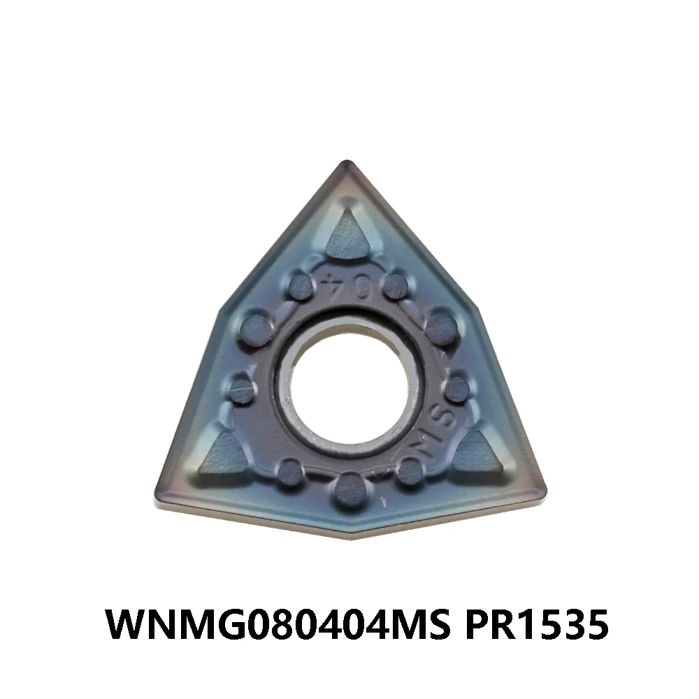 Original WNMG 080408 WNMG080408 MS 80° Plates WNMG080408MS PR1310 WNMG432MS Carbide Inserts Metal Turning Cutters Machine Lathe