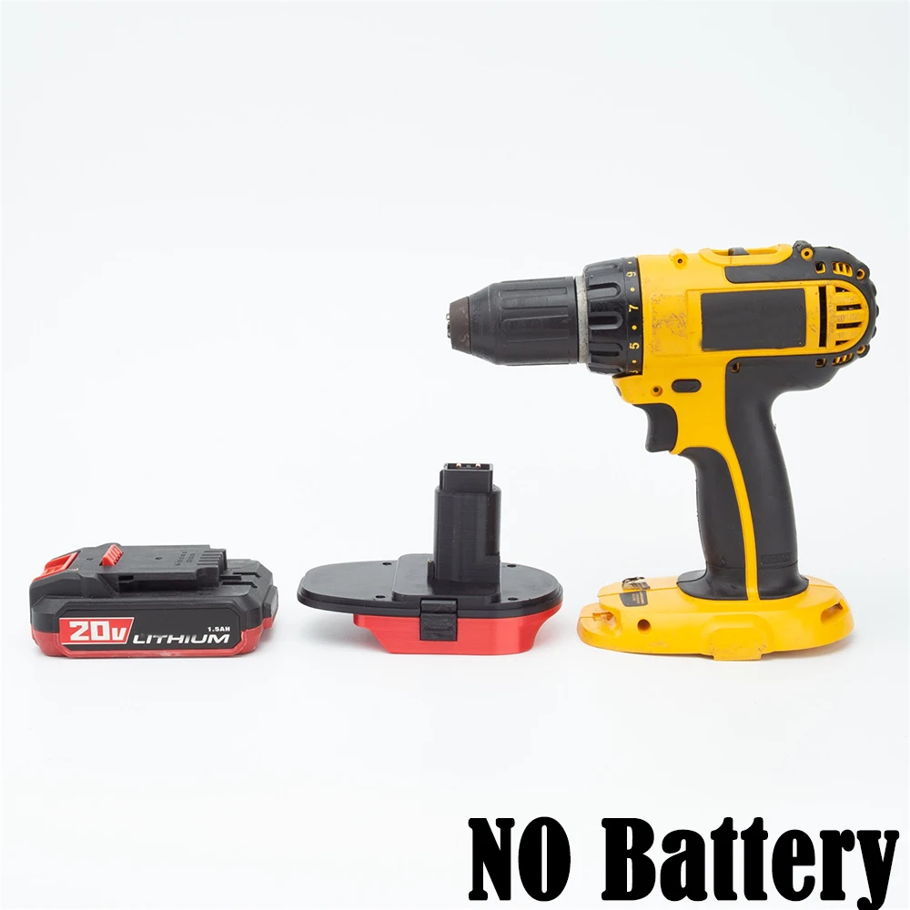 For Bauer 20V Battery Adapter Converter to for Dewalt 18V XRP Series Cordless Ni-cd Battery Tools Accessories(NO Battery )