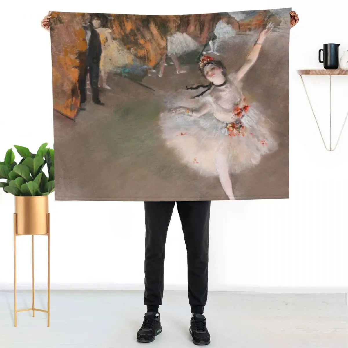 The Star Dancer on Stage Edgar Degas Ballet Throw Blanket bed plaid for winter Moving for sofa Blankets