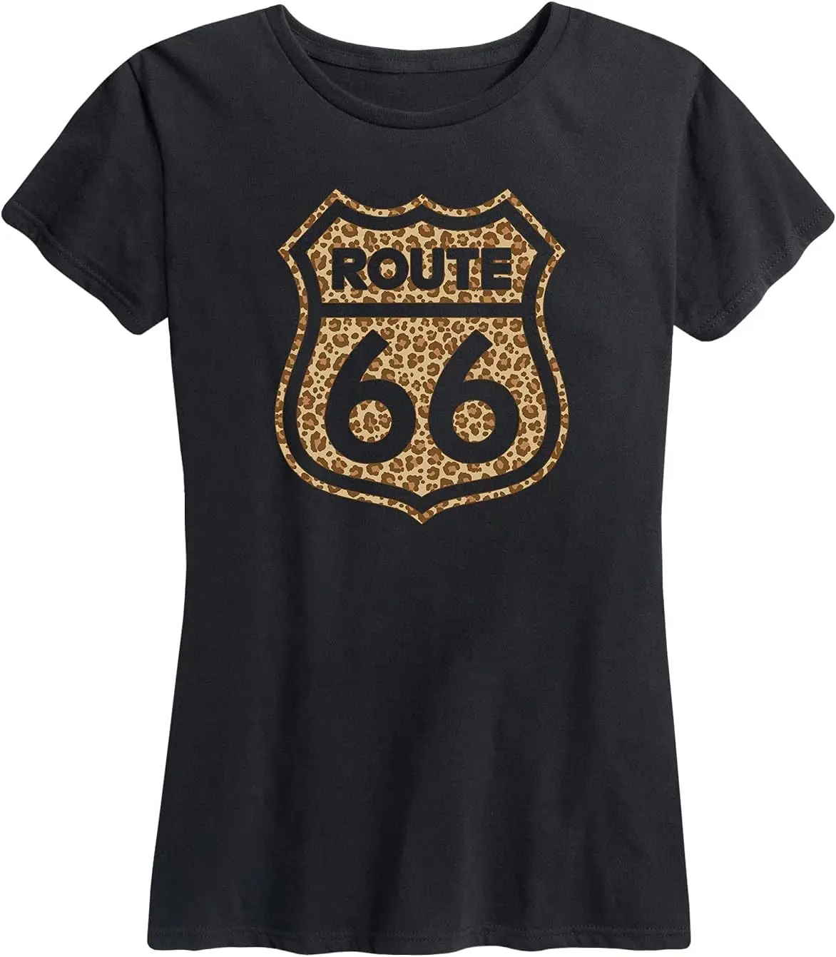 

Instant Message - Route 66 - Women's Short Sleeve Graphic T-Shirt Motorcycle
