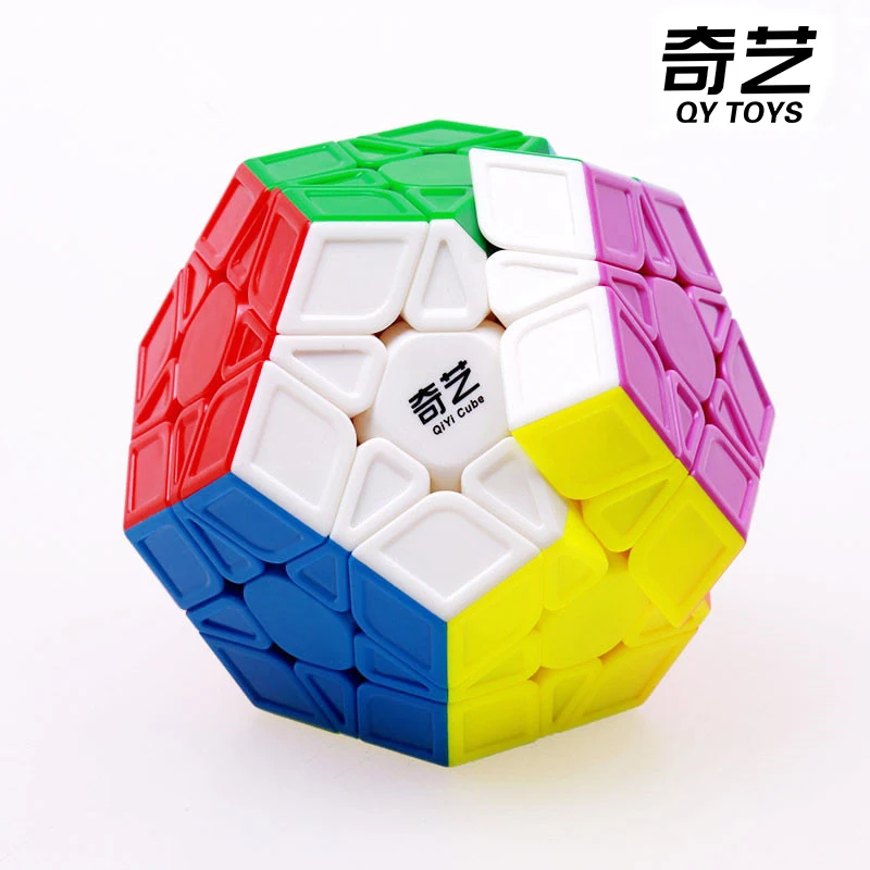 QIYI megaminx 3x3x3 Magic Speed 12 Side Cube Dodecahedron Puzzle Cubes Stickerless qytoys 3X3 megaminx Toys For Chiliren