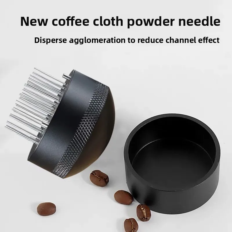 

Coffee Powder Needle Tool 51mm/58mm Stainless Steel Needle Type Tamper Break up clumps Coffee Distributor Barista Tool with Base