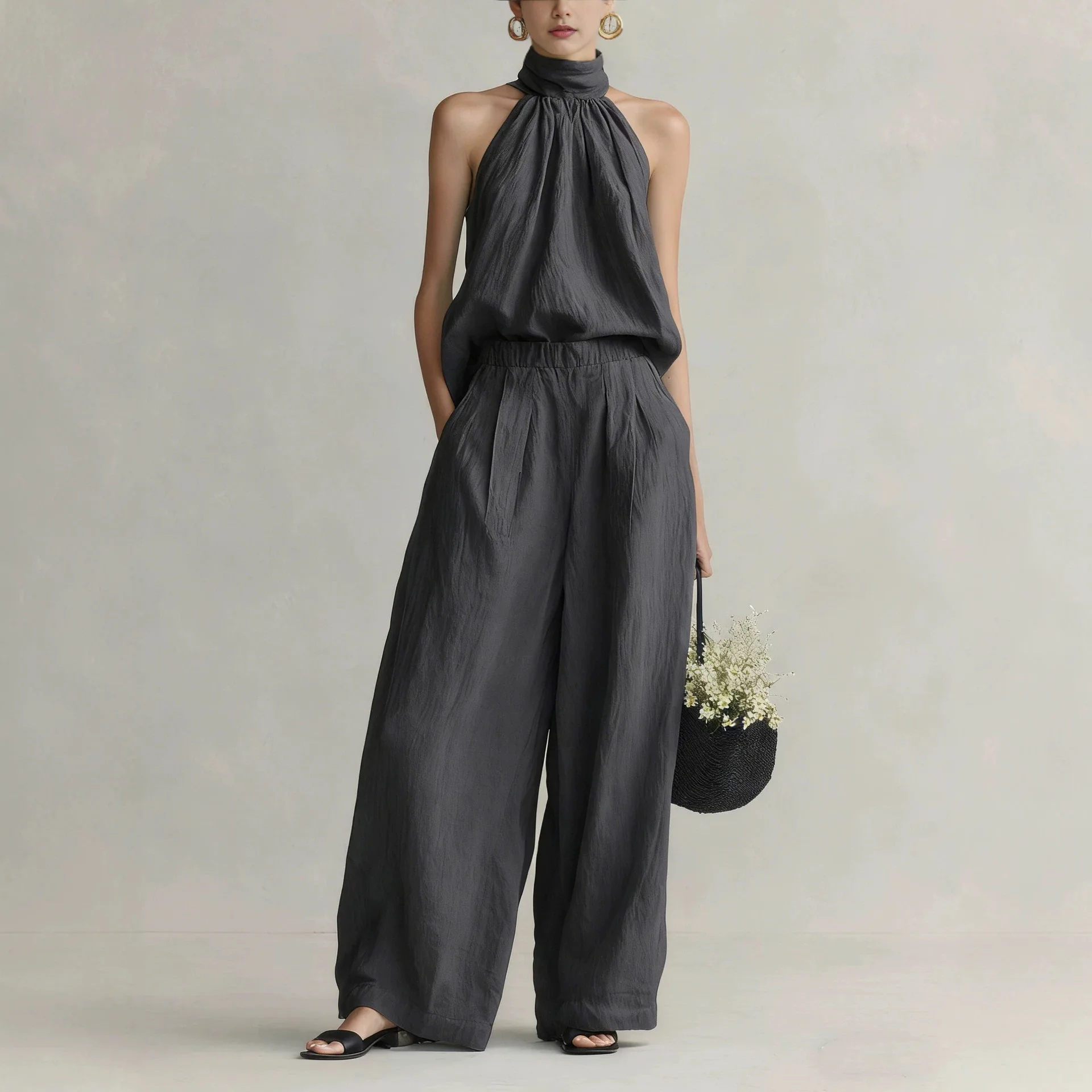 Two-piece Set 2026 Cross-border Amazon Independent Station Europe, America And Foreign Trade Spring And Summer Women's Clothing