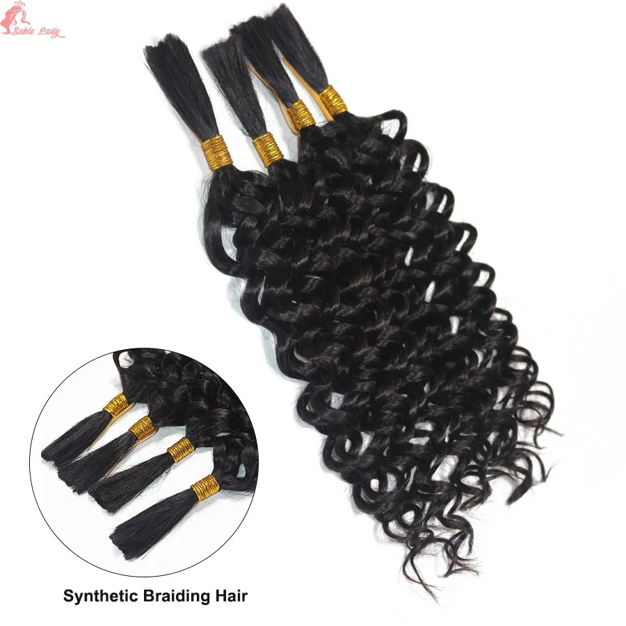 

18-дюймовый рыже-коричневый парик в стиле бохо, 1B27, блондинка, глубокая волна, синтетический, 4 пучка/упаковка, натуральная черная волна воды для косичек