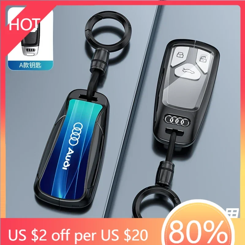 

2025 Горячий новый чехол для автомобильного ключа, модный защитный чехол, аксессуары для авто ключей для Audi A4 B9 A5 A6 8S 8W Q5 Q7 4M S4 S5 S