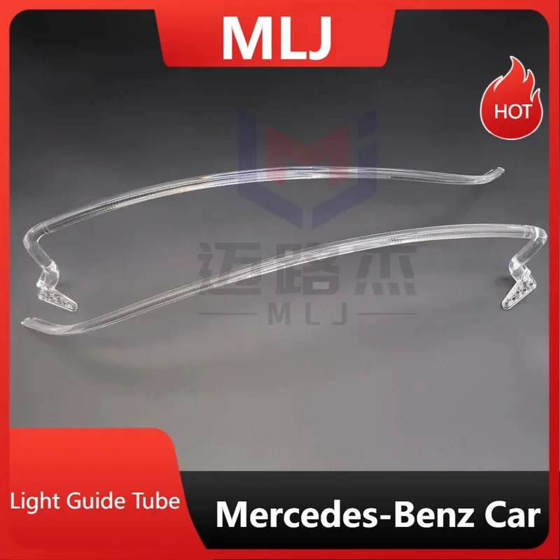 

For Mercedes Benz CLA 117 2016-2019 DRL Light Guide Plate Light Guide Tube Strips Car Headlight Angel Eyes Car Accessories