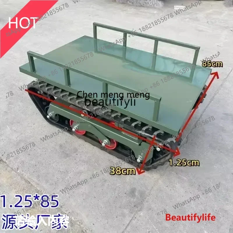 cn8617 ssss New style Motor remote control chassis all-terrain crawler vehicle mountain orchard farm handling modification