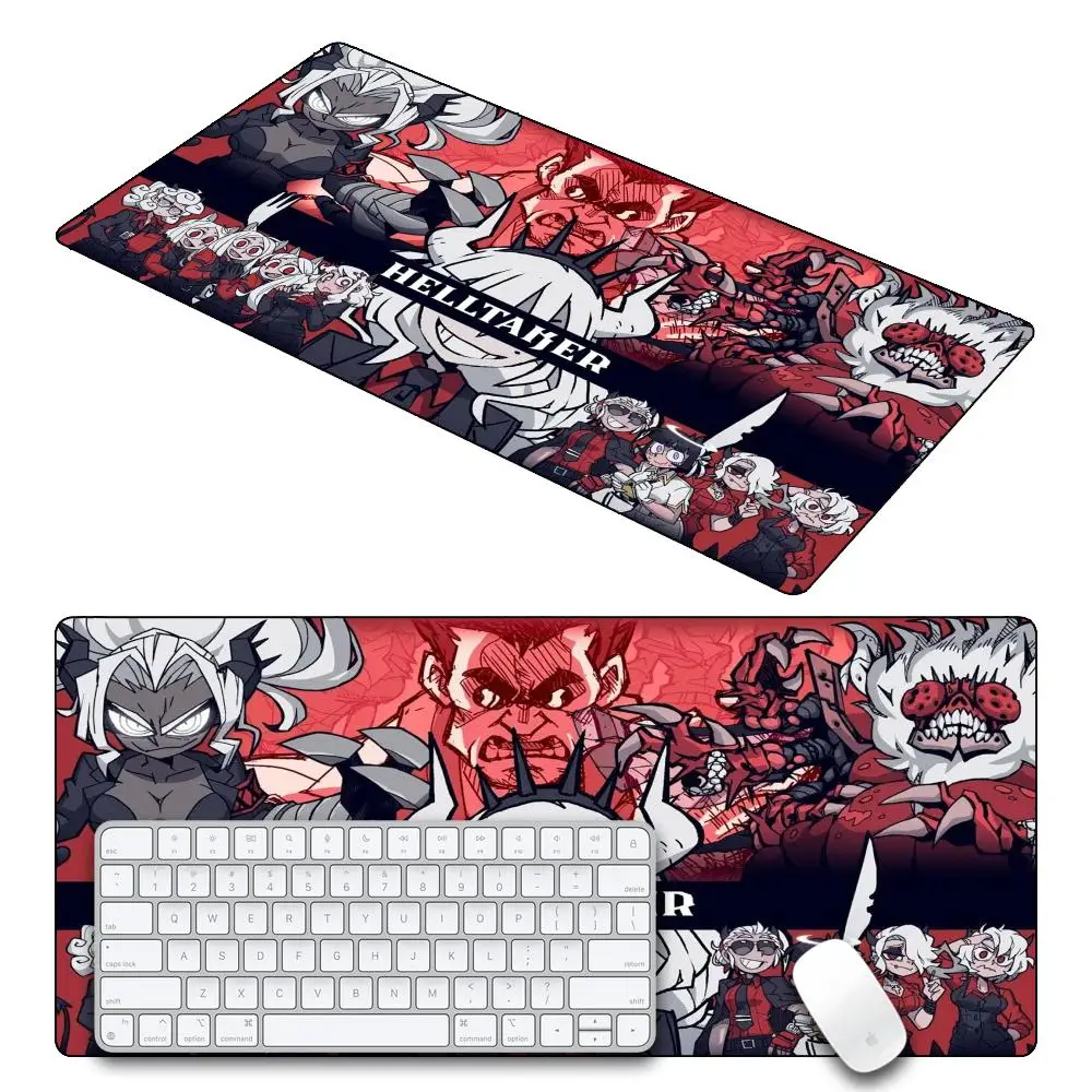 แผ่นรองเมาส์เฮลเทเกอร์ อนิเมะ รับเบอร์ ลายการ์ตูน แผ่นรองเมาส์ XXL อุปกรณ์เสริมสำหรับเล่นเกม แผ่นรองเมาส์สำหรับสำนักงาน แผ่นรองคีย์บอร์ดสำหรับเกมเมอร์ แผ่นรองโต๊ะกันลื่นสำหรับแล็ปท็อป