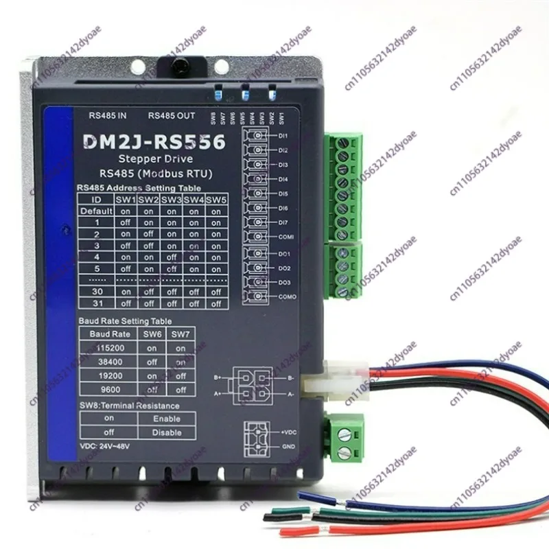 

DM2J-RS Драйвер шагового двигателя RS485 RTU, модуль управления 2-фазным двигателем для автоматизированного оборудования