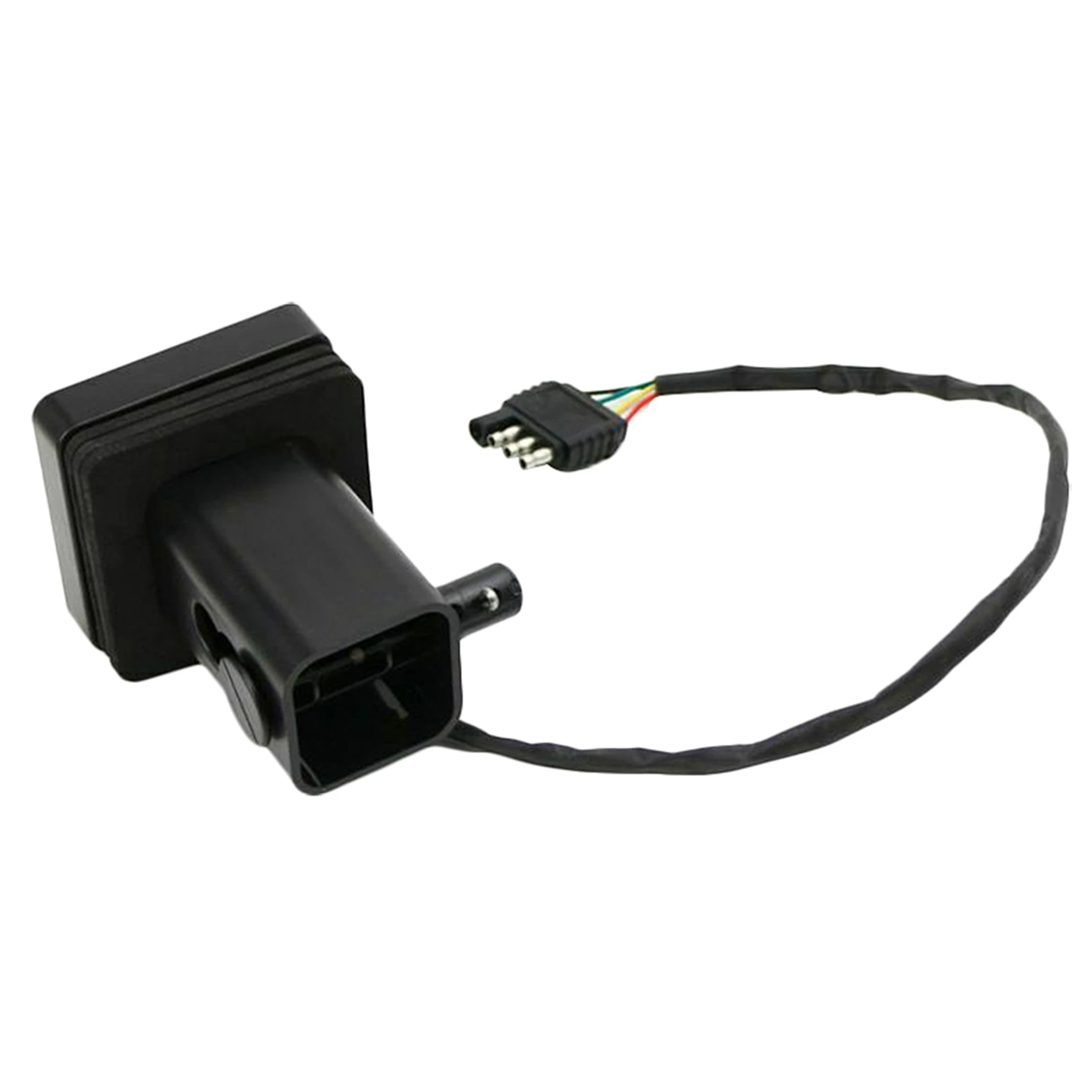 2 بوصة وصلة شاحنة مقطورة سحب غطاء الاستقبال عدسة مدخنة 15 ضوء الفرامل LED #3