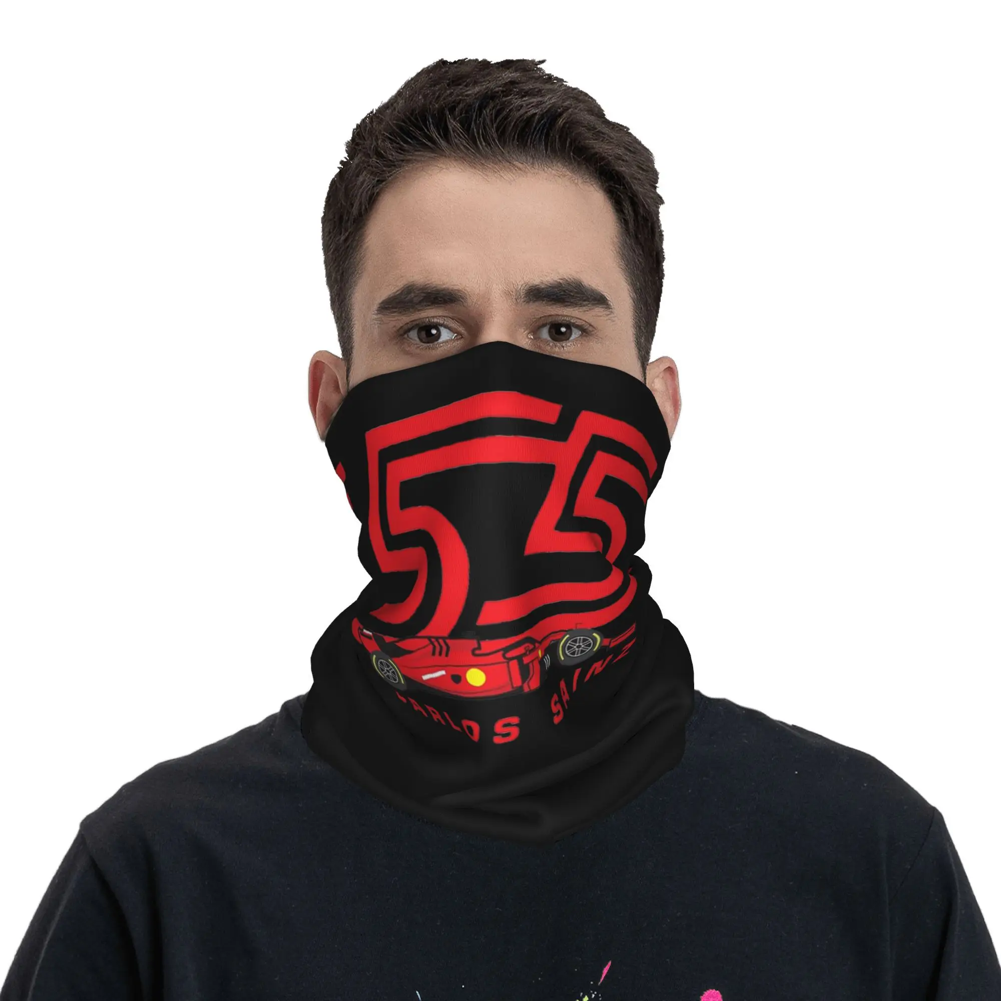 carlos-sainz-jr-f1-assinatura-grafico-bandana-pescoco-gaiter-impresso-lenco-facial-quente-ciclismo-cachecol-caminhadas-pesca