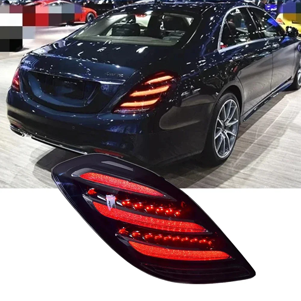 For Mercedes-Benz S Class W222 Tail Light Assembly 2014-2017 Modified New LED Running Turning Tail Light Assembly