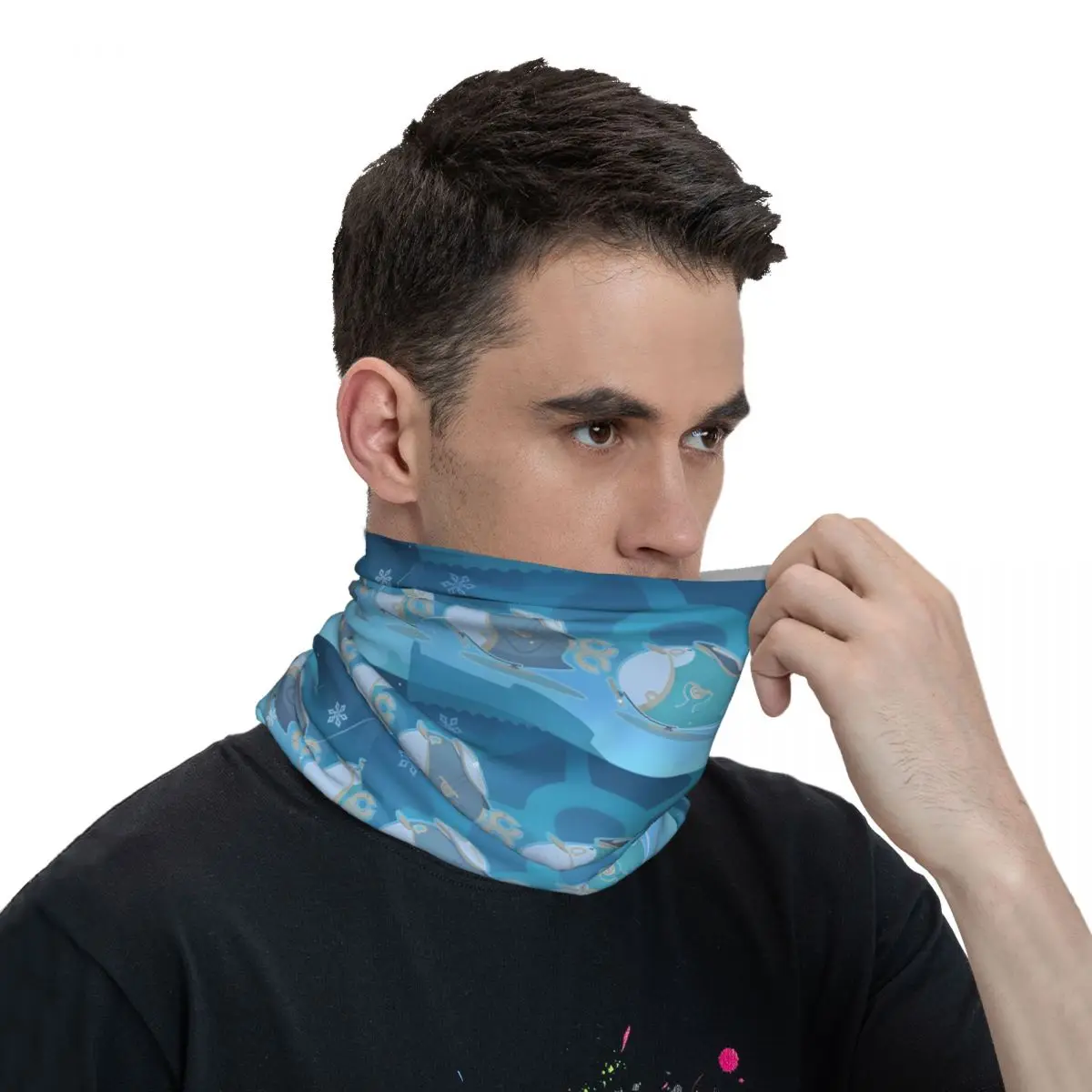 Fremretours-Foulard de la présidence en polyester, écharpe pour le cou et le visage