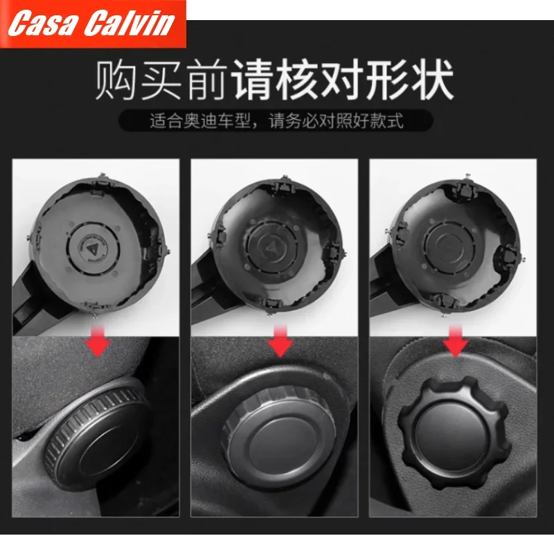 Car Front Seat Recliner Knob Controller Handle Lever for VW Skoda Audi Seat Adjuster 1J0881671 8K0881671 5ED881671 Adapter