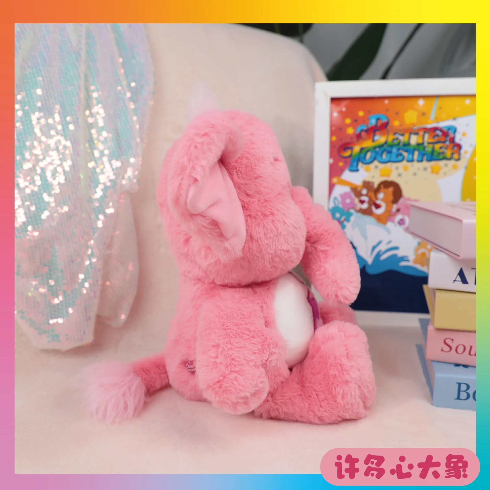 Echte 33cm Niedliche Care Bears Waldtier-Serie Plüsch Heimdekoration Superweiche Beruhigende Schlafpuppe Geburtstags-Kissen Geschenke – Detail 8