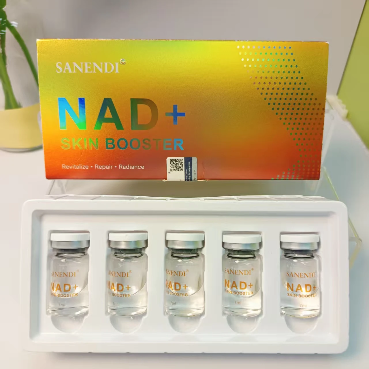 

South Korean Skin Care Product Sanendi NAD+Complex Essence To Improve Dullness And Enhance Transparent Feeling Essence Set 7mlx5