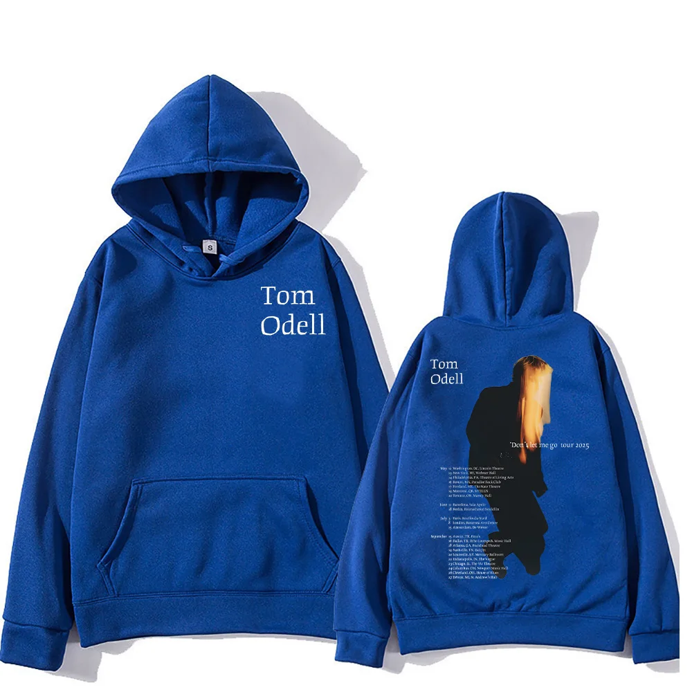 

Tom Odell Fashion Hoodies Tom Odell Don't Let Me Go Tour 2025 Sweatshirt Fall Women Men Y2K Clothes Creative Fans Gifts Pullover