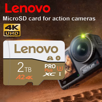 Original Lenovo 2TB Class 10 A2 Memory Card 256GB 128GB SD Card V30 U3 V30 Micro TF SD Card 512GB 1TB For Camera PC Switch PS5