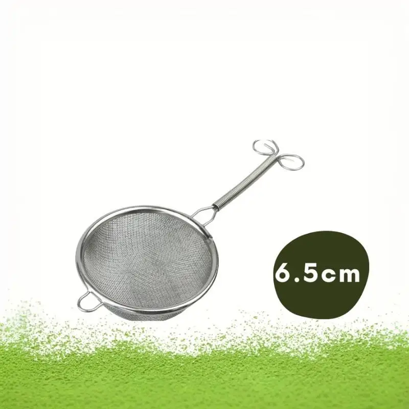 【HG】Stainless Steel Fine Mesh Sieve Teapot Handle Matcha Sifter Rust Proof Easy To Clean Very Fine Mesh Cocktail Strainer