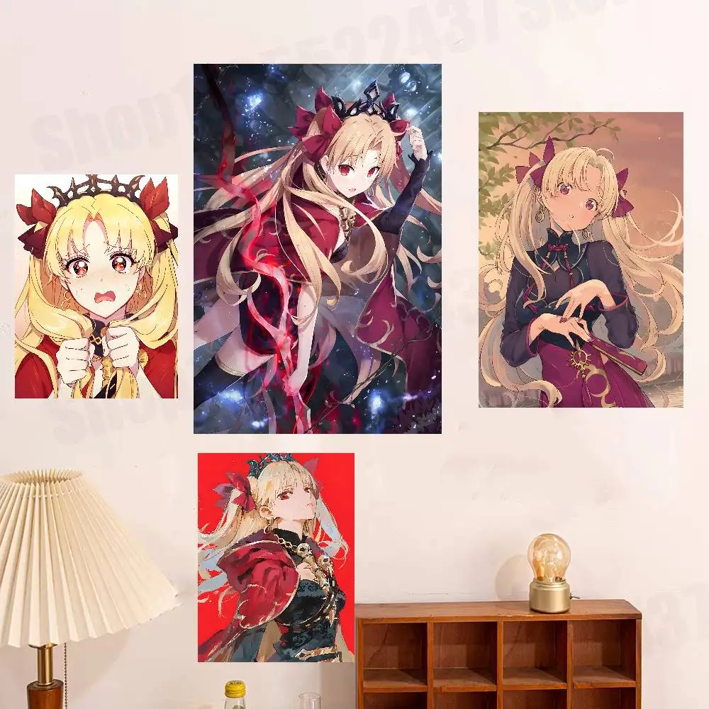 

E-Ereshkigal Fate Cartoon Poster HD Art Sticky Wall Waterproof For Bedroom Game Room Wall Home Decor Gifts