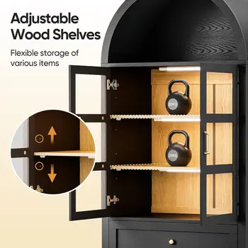 8 best sales Schrank mit Glastür - №4