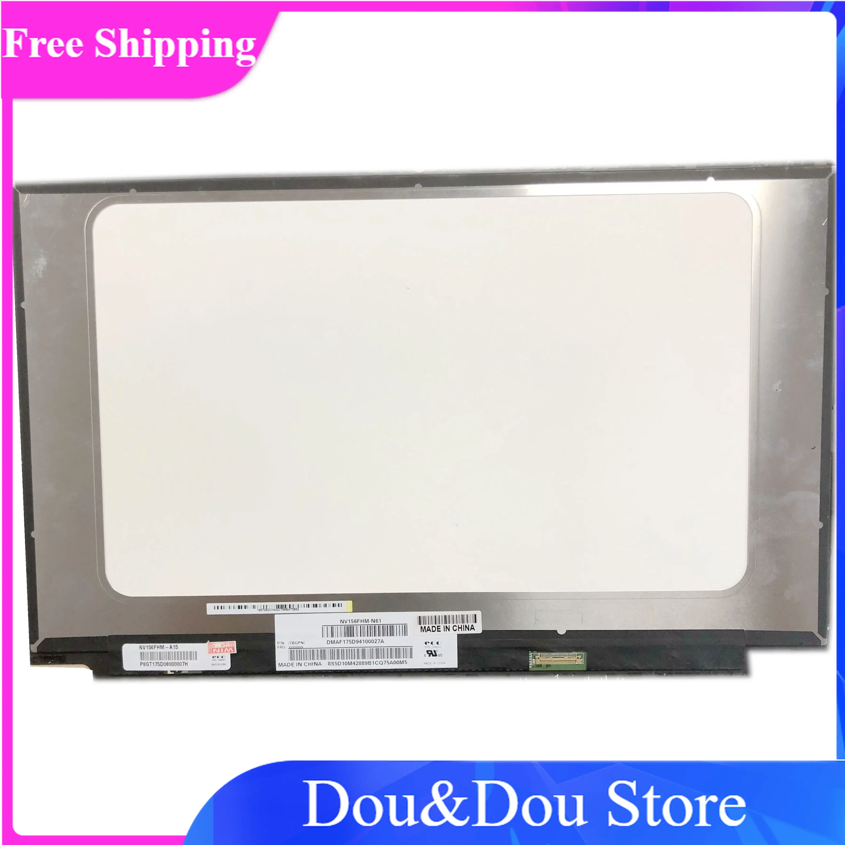 

NV156FHM-N61 NV156FHM-A15 IPS 1920X1080 30PIN EDP PANEL 72% NTSC for Lenovo with FRU LED SCREEN