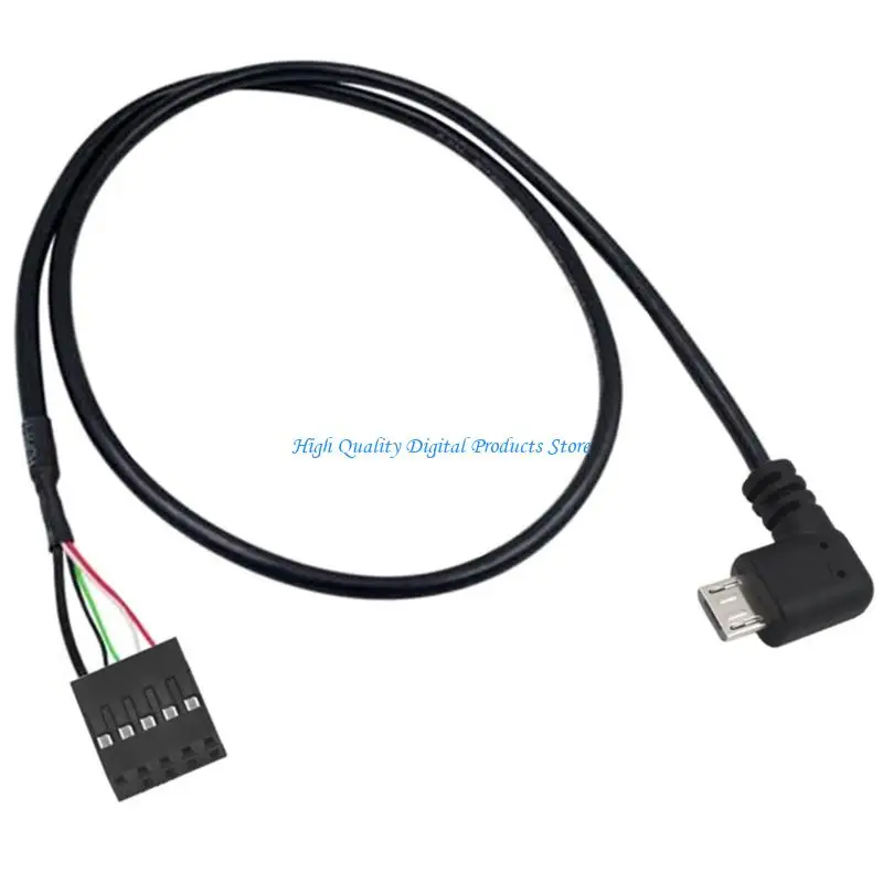 U2JE Female Header Cable for USB 5-Pin Wiring, 9Pin 2.54 MM Receptacle Format for Board-Level Project Assembly Work