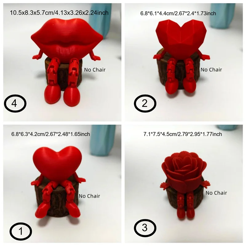 Hadiah Hari Valentine Patung H - 3D Printing News ulasan dan harga