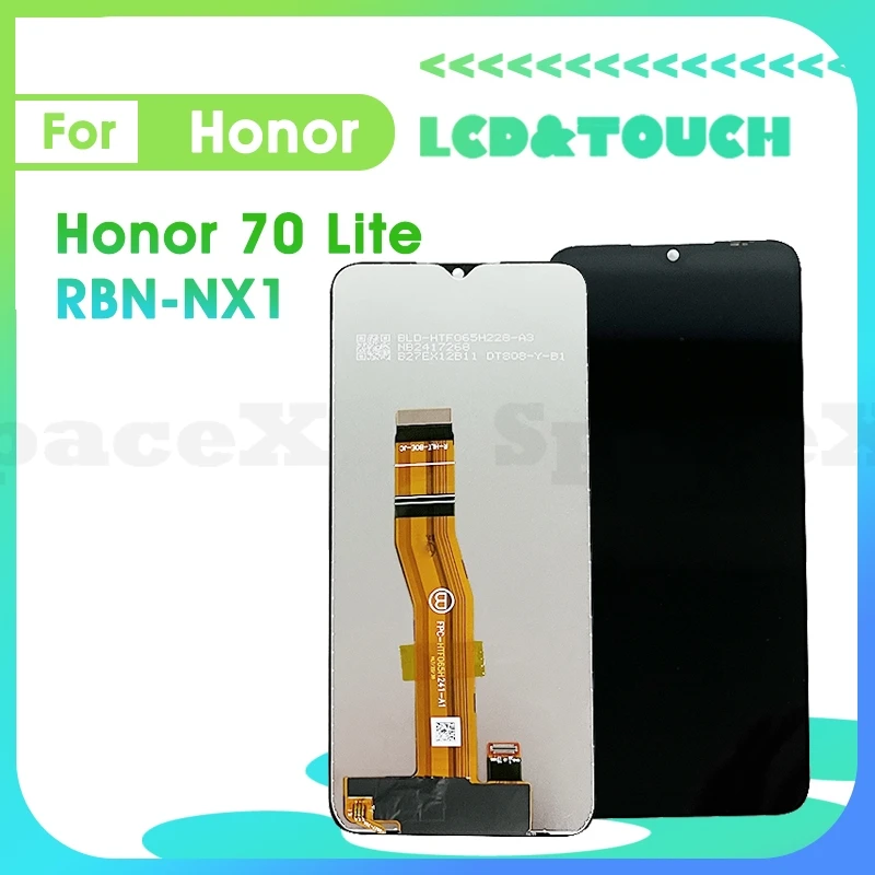 

RBN NX1 6.5"Tested For Honor 70 Lite LCD RBN-NX1 Display Touch Digitizer Assembly Replacement Phone Screen Honor 70Lite lcd