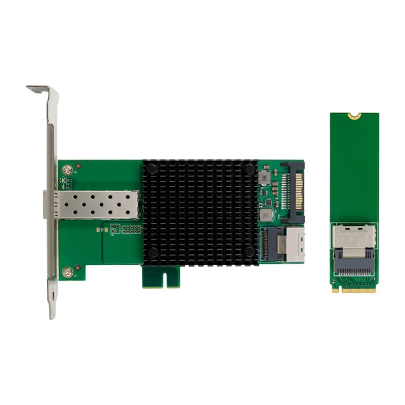 M.2 10G SFP+ Server Network Card Fiber Optic JL82599EN Data Transmission Compatible With Industrial Computers