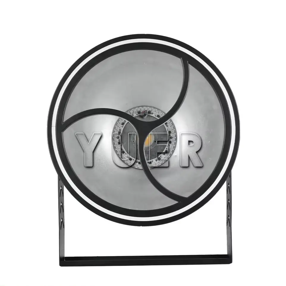 4PCS 200W COB Light RGB Inner Lamp And SMD RGB Out Ring Strobe Wall Washing Strobe Effect Dj Disco Flight Case Packing