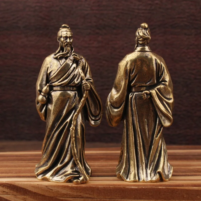 Brass Copper Craft Decoration Home Office Stall Hua Tuo Small Ornament