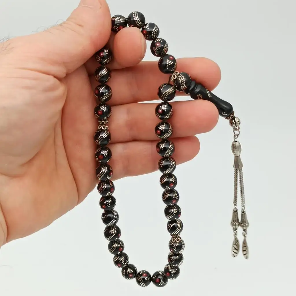 OLTU stone silver processing rosary