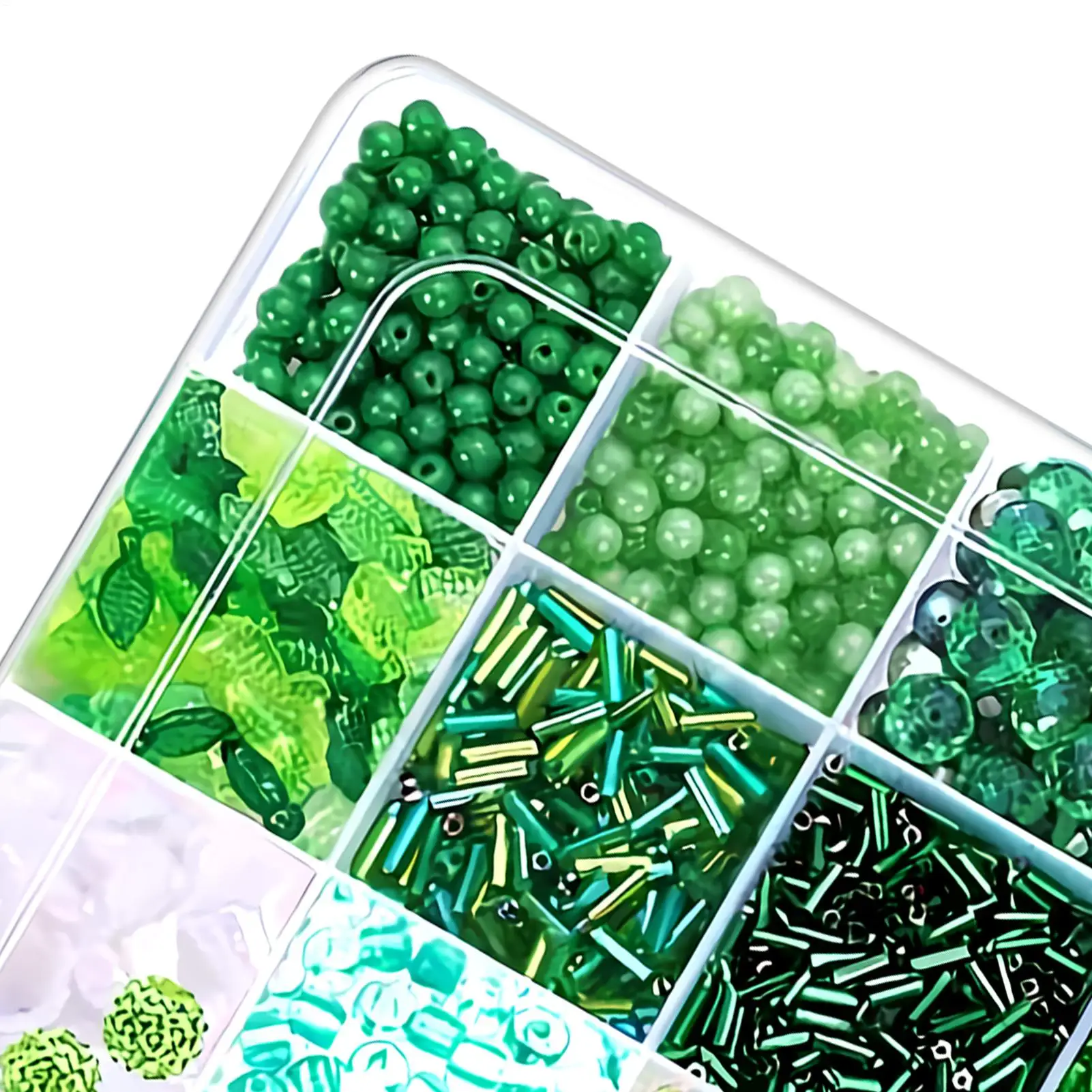 Beaded Plant Kit Handmade Crafting Set DIY Green Beading Kit for Women Men Hobbyists Art Students Professionals Home Craft Room