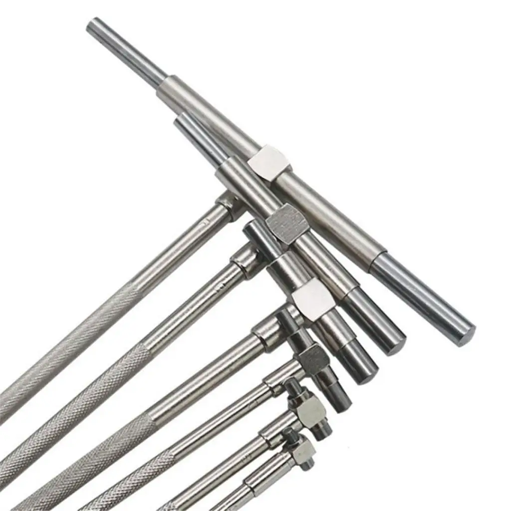 1 Set/6pcs Inner Diameter Measuring Tool, Adjustable Telescopic 8 mm Internal Measurement Bore Engineers Kit