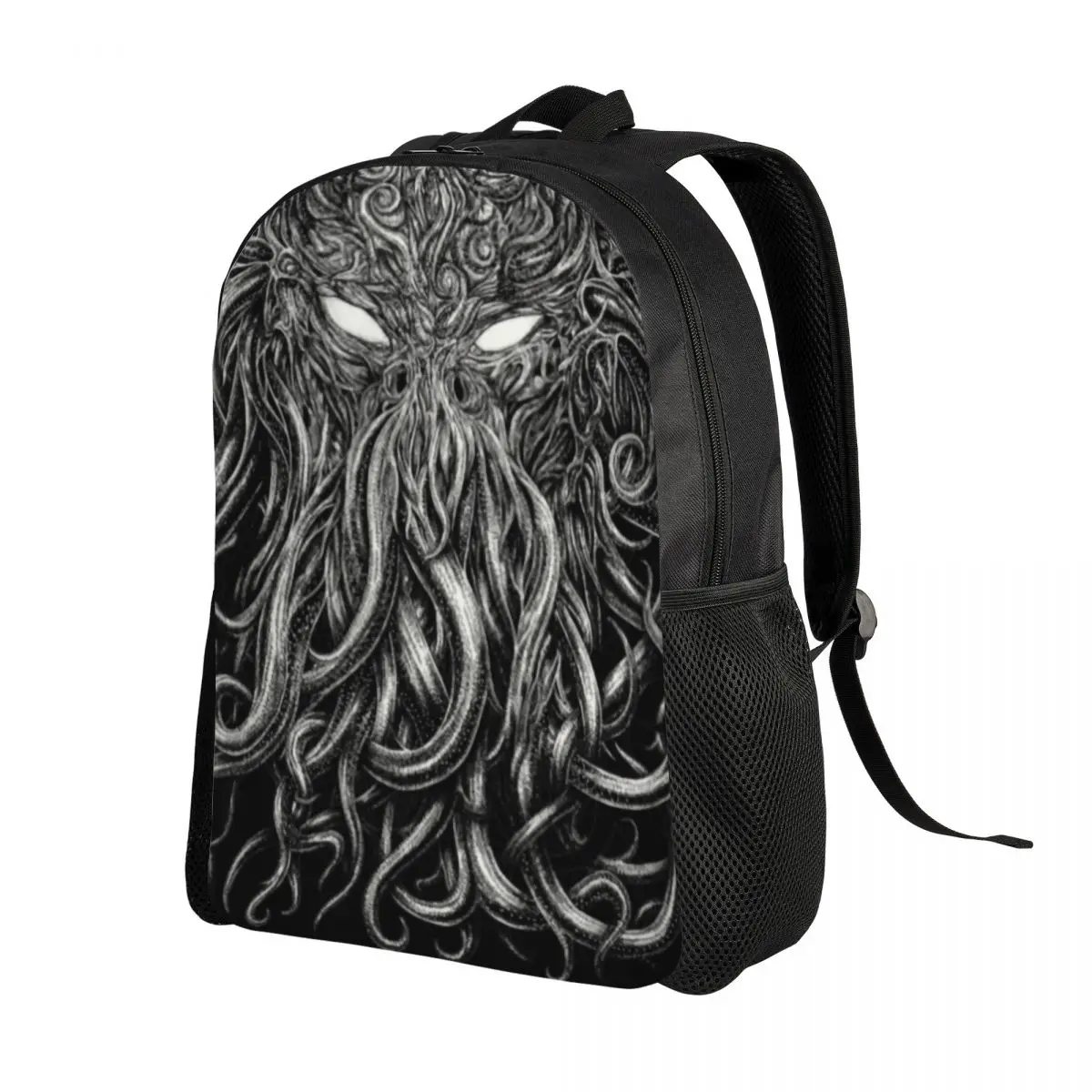 Horror Cthulhu Lovecraft Monster Backpack for Men Women School College Students Bookbag Fits 15 Inch Laptop Lovecraft Bags