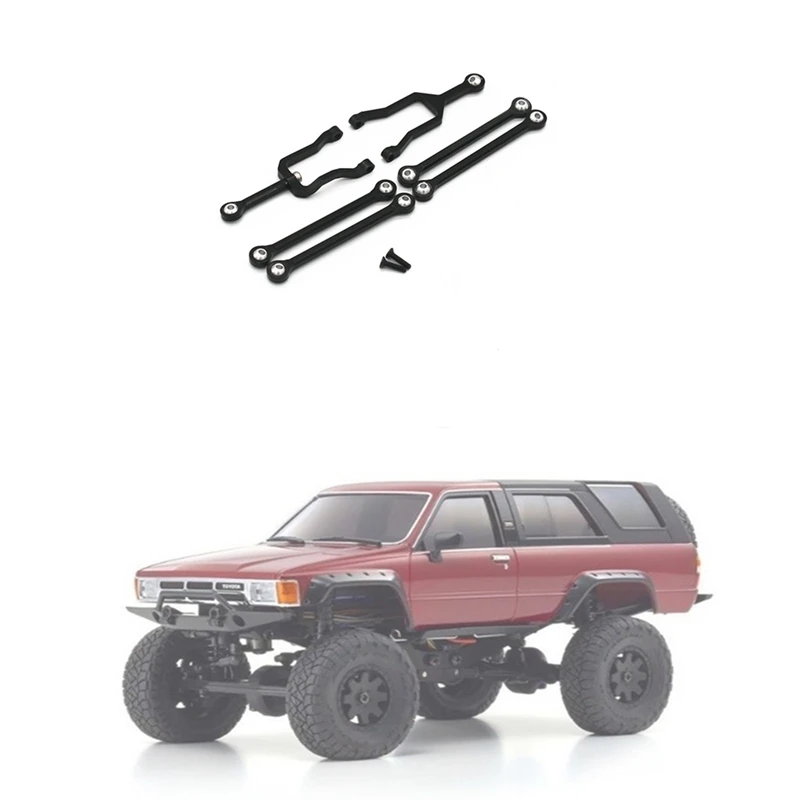 Varilla de tracción de Metal, juego de varillas de enlace para Kyosho mini-z Mini Z 4X4 Jimny 1/18, coche trepador de control remoto, piezas de mejora