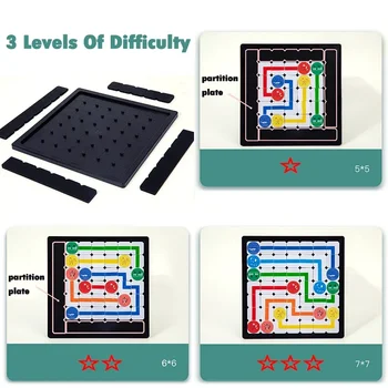 Connected Logical Thinking Matching Puzzle Games Children's Educational Toys Brain Teaser Jigsaw Puzzle Board Game Parent-child Interactive Toy