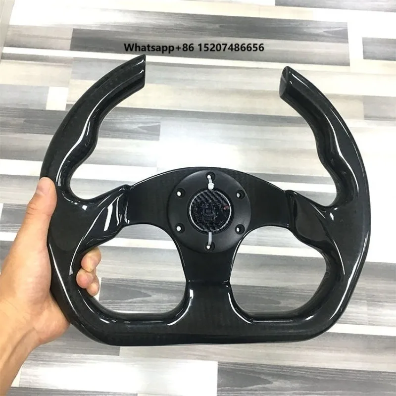 350mm Fashion Universal Custom Design Forged True Carbon Fiber Automobile Interior Steering Wheel
