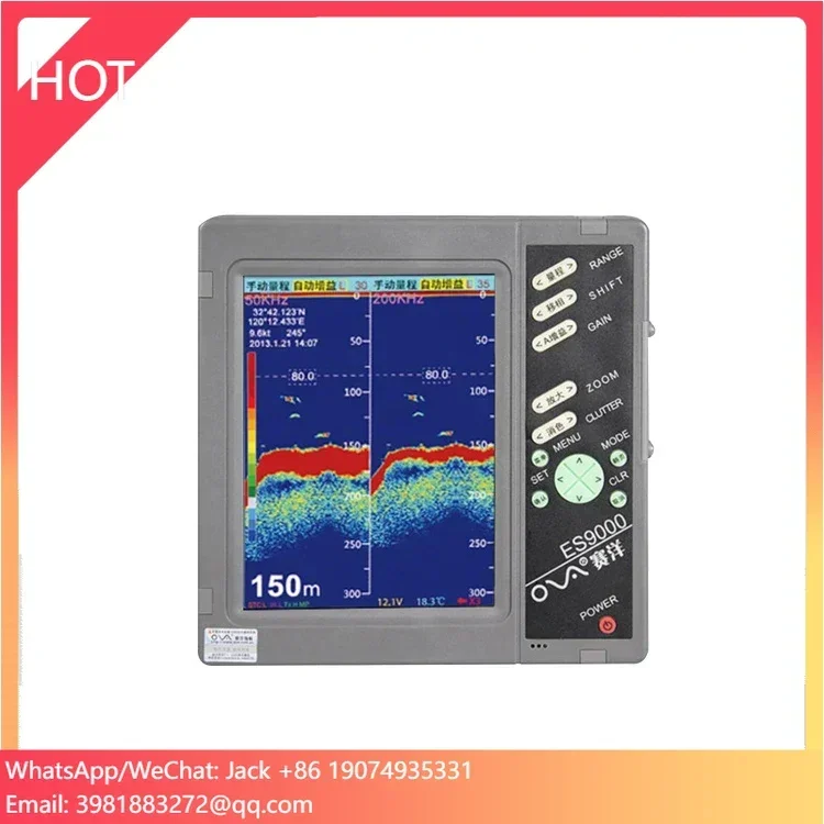 Wireless Deeper Enlarge Night Vision Marine Gps Sonar With Fish Depth Scale And Audible Fish Alarm