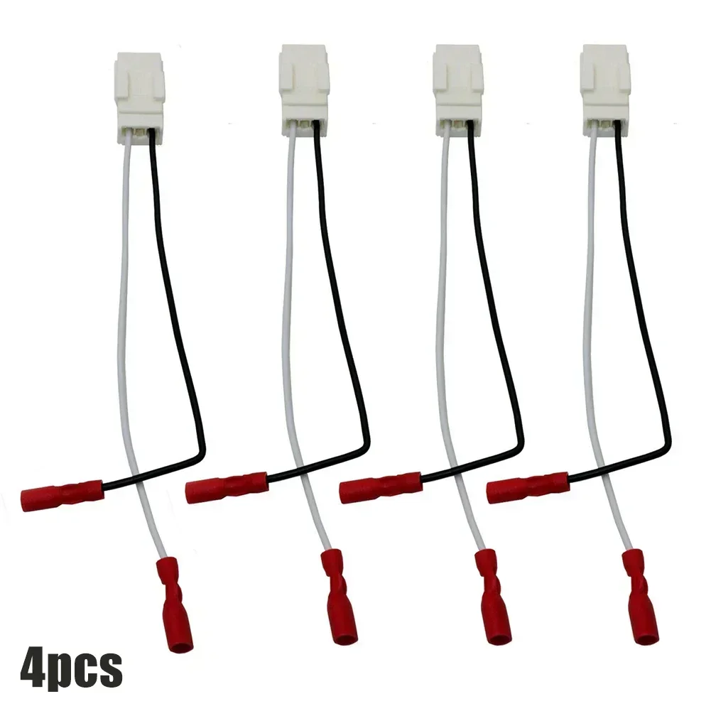 

4pcs Speaker Adapter Wiring Harness Auto Cable Cord Adapter For Jeep Renegade 2014-2018 For Wrangler 2003-2017