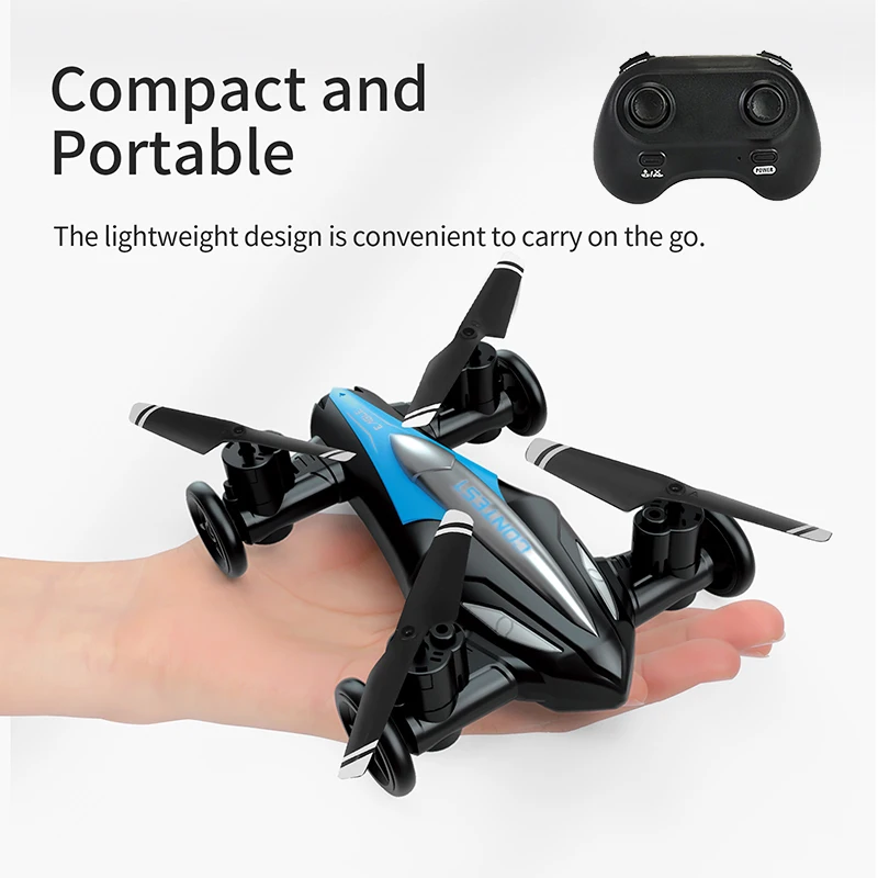 Headless Style 2.4G Land And Air Dual-mode Unmanned Aerial Vehicle Camera Free Stunt 4-axis Aircraft RC Aircraft Toy For Kid