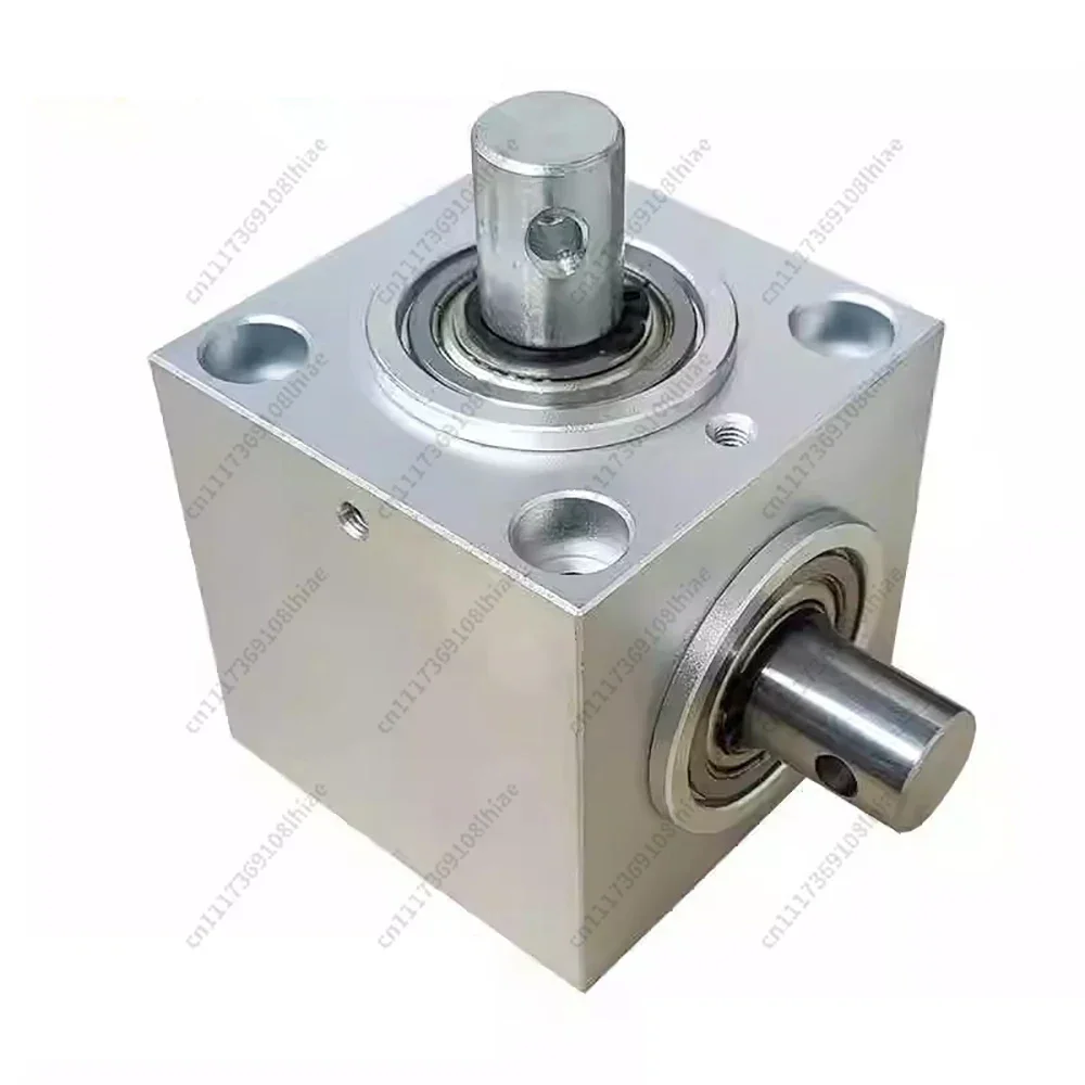 Vertical Type Right Angle Steering Gear Box 1.5M 20T 90 Degree Commutator 15MM Diameter Dual Shaft 2000RPM 12Nm BB